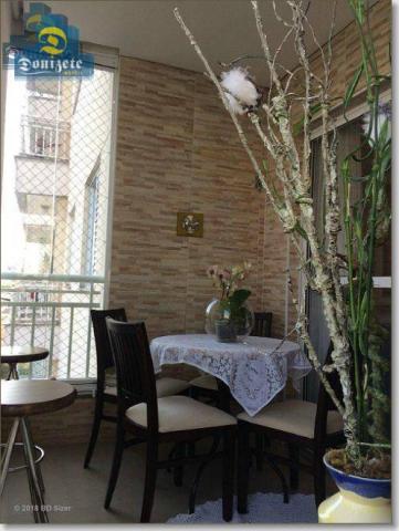 Apartamento com 3 dormitórios à venda, 89 m² por r$ 590.000,10 - cerâmica - são caetano do - Foto 10