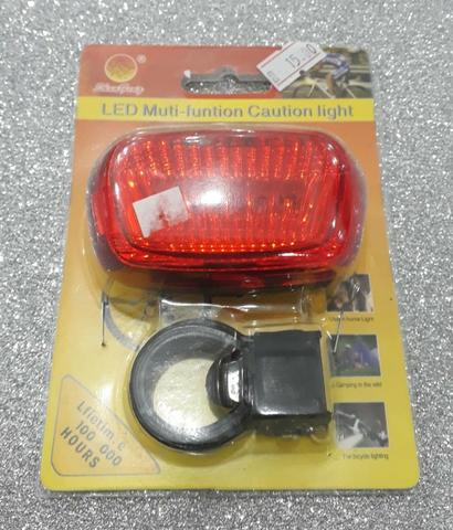 Sinalizador Pisca Varias Funções 5 Led Bicicleta - Foto 2