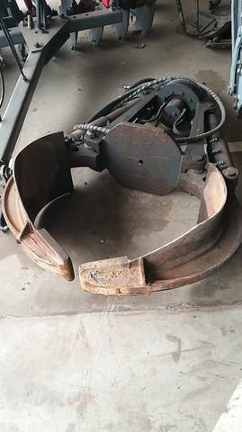 Vendo pinça/garra sucata e trilho - Foto 3