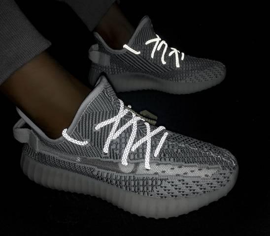 cadarço refletivo yeezy