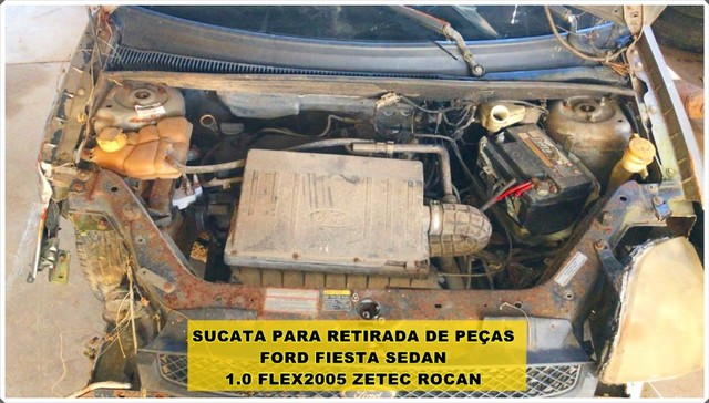 Sucata Ford Fiesta Sedan 2005 1.0 zetec rocan flex - Para Retirada De Peças - Foto 7