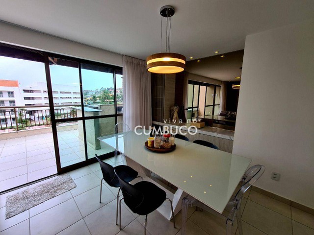 Apartamento Cobertura Duplex com 3 suítes à venda, 130 m² por R$ 930.000 - Porto das Dunas - Foto 19