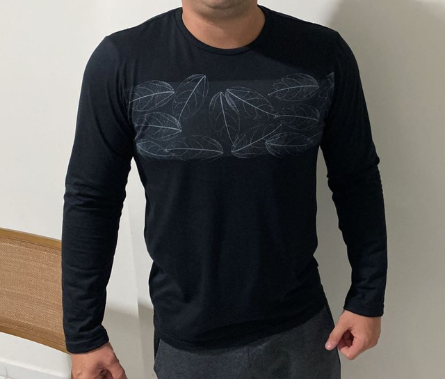 Camisa Manga Longa Algodão  - Foto 3