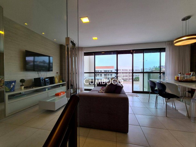 Apartamento Cobertura Duplex com 3 suítes à venda, 130 m² por R$ 930.000 - Porto das Dunas - Foto 16
