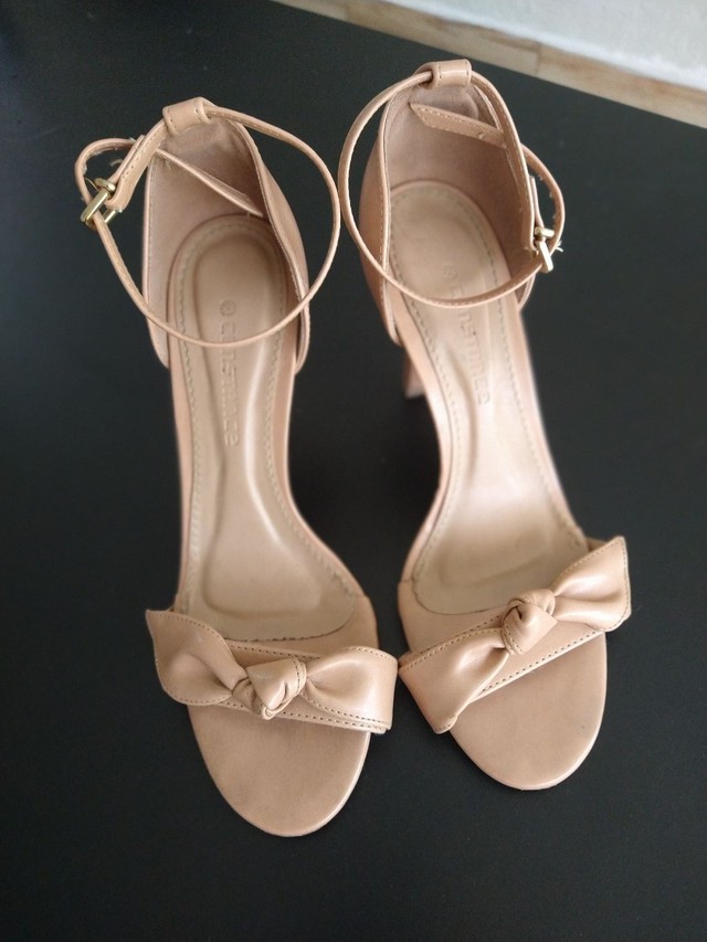 Compre Sandália Meia Pata Nude Numeração Especial Constance Online