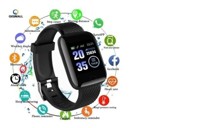 relógio inteligente smartwatch 116 plus