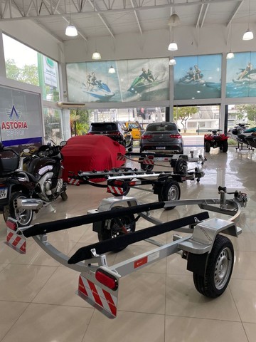 CARRETA RODOVIÁRIA P JET SKI 2026 OKM, Em Alumínio, C Roldanas, Parcelamos em até 36x