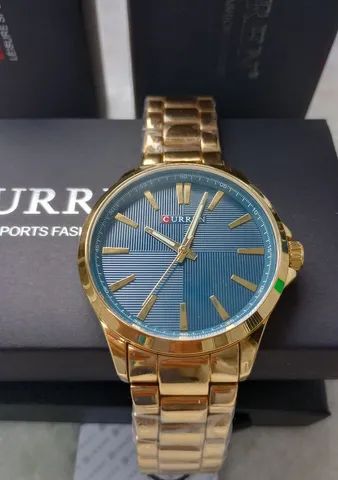 Relógio Masculino Dourado  - Foto 5