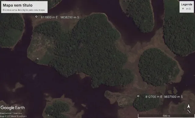 ilha no lago de balbina