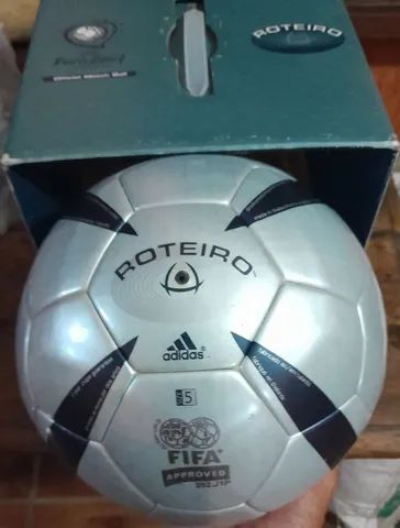 BOLA FUTEBOL ADIDAS ROTEIRO UEFA EUROCOPA 2004 PORTUGAL NOVA NA CAIXA FRETE GRATIS - Foto 5
