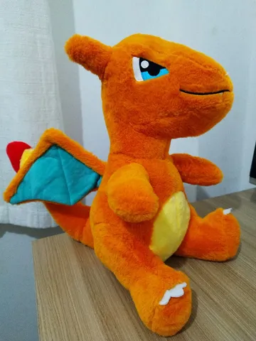 Charizard Pokemon Pelúcia Mega Evolução Decoração Presente