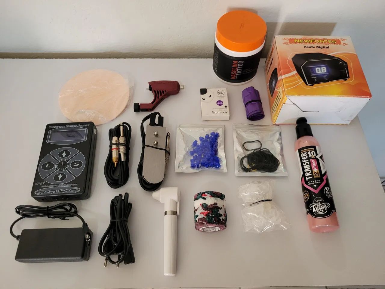 Kit tatuagem completo