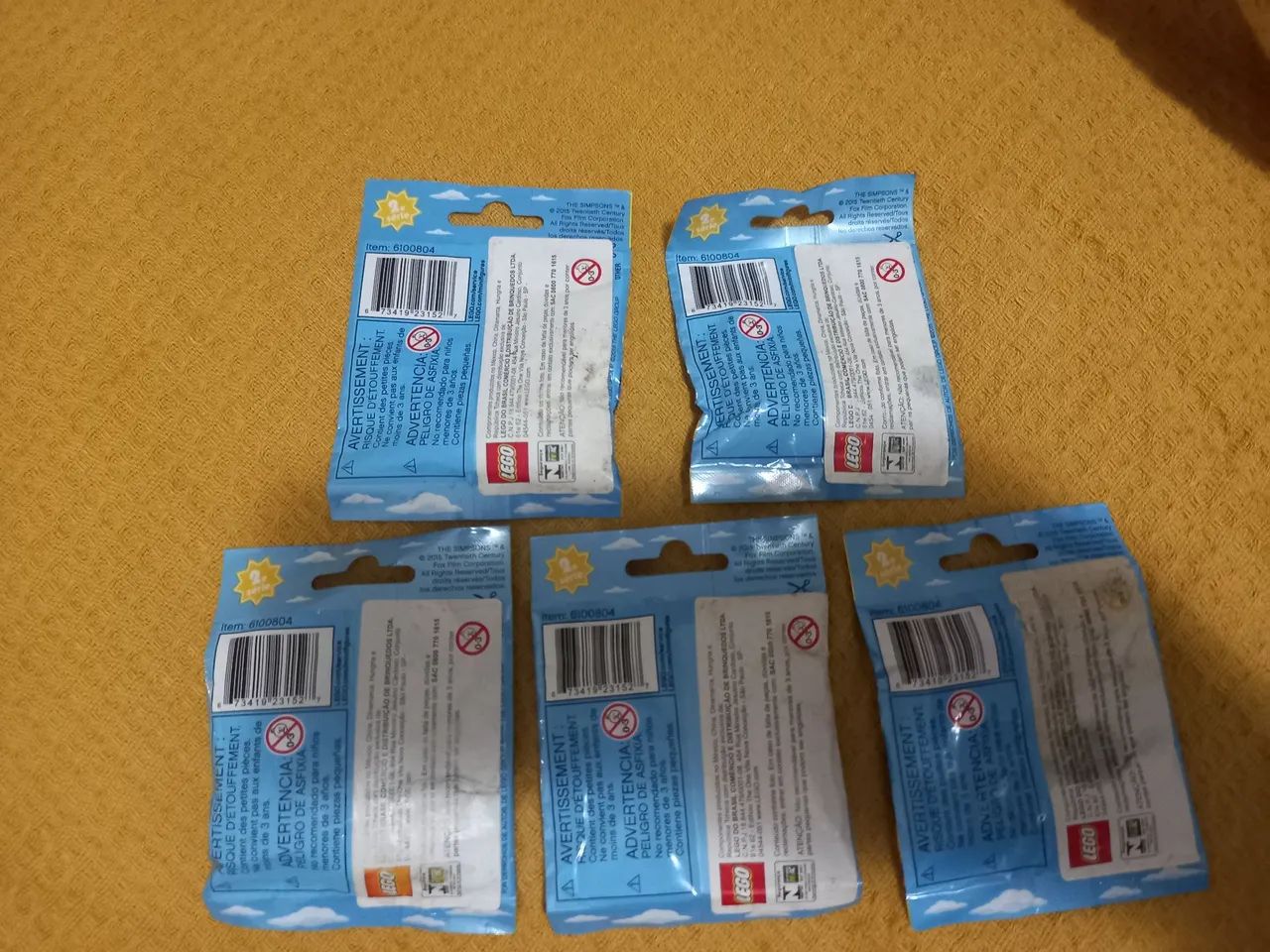 LEGO Minifiguras Os Simpsons Series 2 - 5 pacotes - lacrados - Foto 2