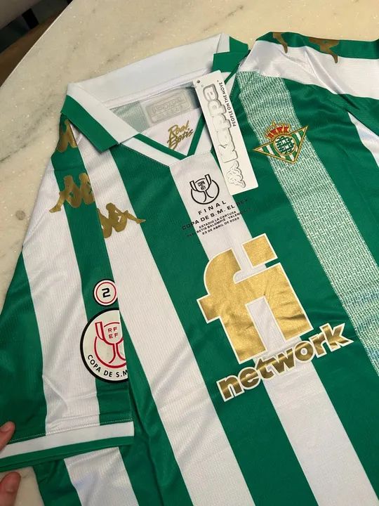 Camisa Real Bétis 2022 - Edição especial final da copa do rei