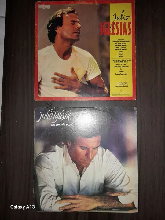 02 vinis Lps JÚLIO IGLESIAS 
