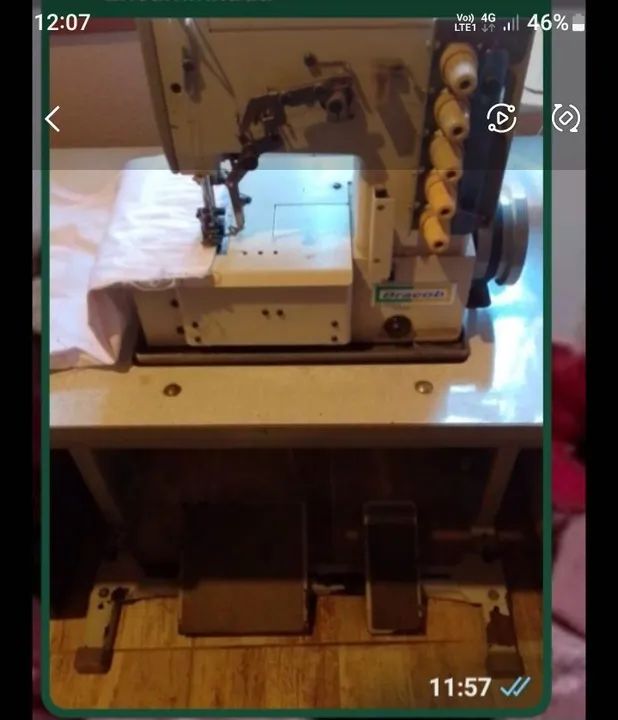 Vendo máquina industrial de costura em ótimo estado 