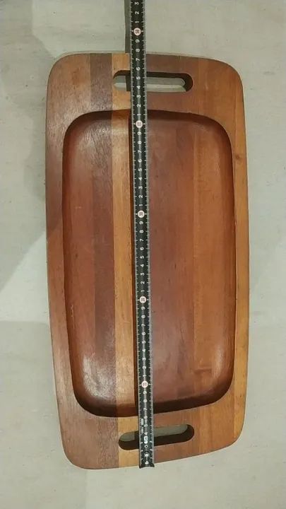 Gamela madeira bandeja para servir 48X24 - Foto 4