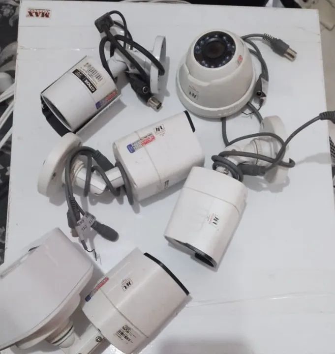 Central segurança com 5 câmeras