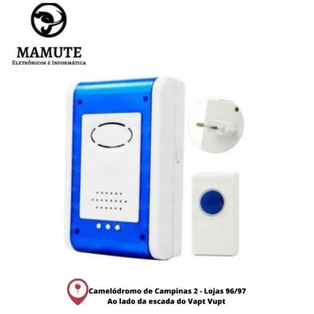 Campainha Residencial Sem Fio It-blue 32 Toques