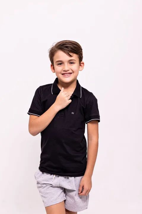 Polos Algodão Infantis e Juvenis  - Foto 2