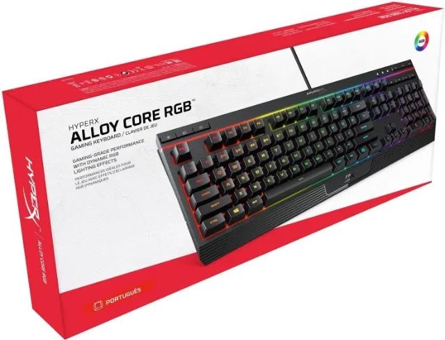 HyperX Teclado Gamer HyperX Alloy Core RGB - nunca usado - Foto 4