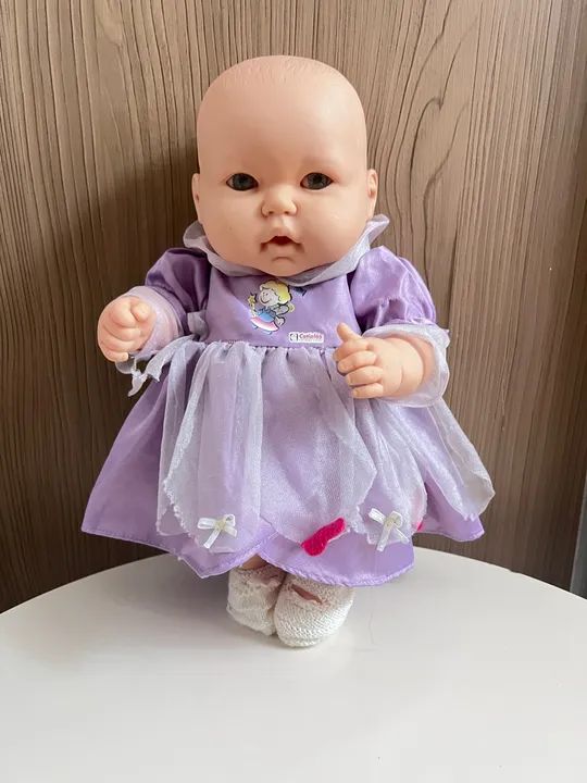 Boneca Neneca Cotiplas totalmente em vinil 