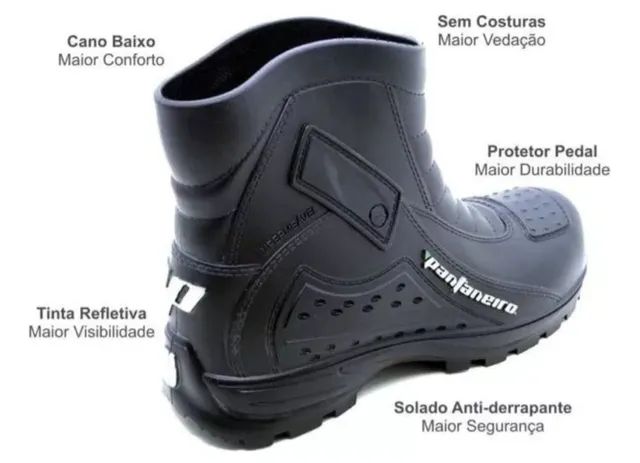 Bota impermeável pantaneiro 