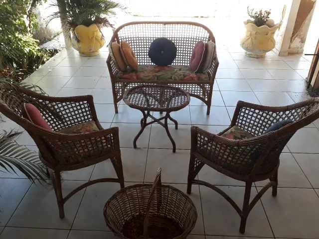 Conjunto em vime para terraços e varandas - Foto 2