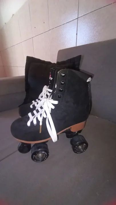 Patins Quad Roller Preto - Foto 3
