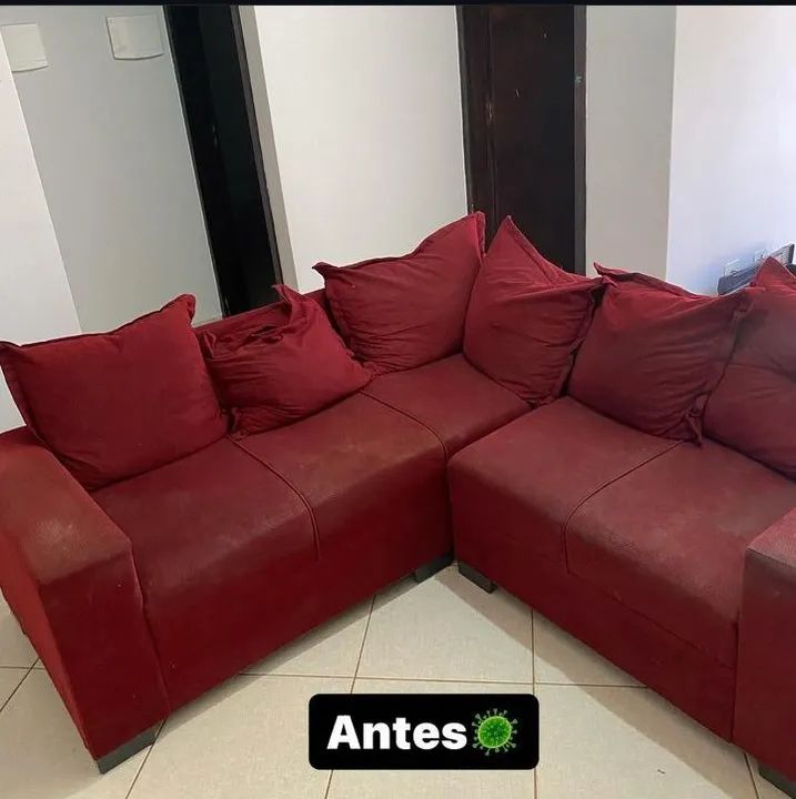 LIMPEZA E HIGIENIZAÇÃO DE ESTOFADOS EM GERAL.