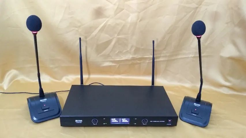 Microfone Para Púpito Sem Fio CSR-820B (duplo)