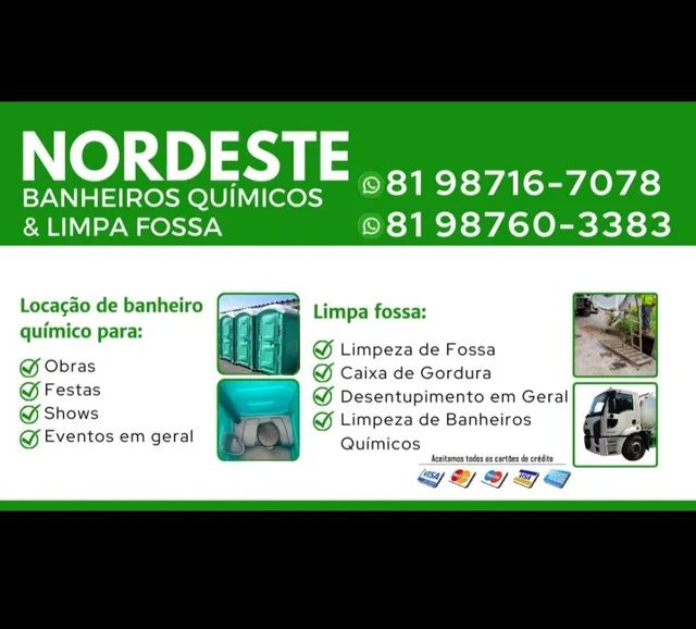 Aluguel de banheiro quimico e limpa fossas - Foto 2