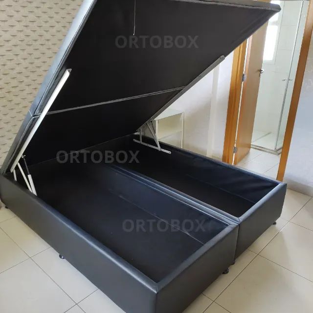 Cama Box baú Super king com 28 de espaço livre interno - Foto 2