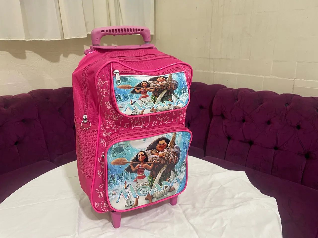 Mochila feminina de Rodinhas Moana  - Foto 3