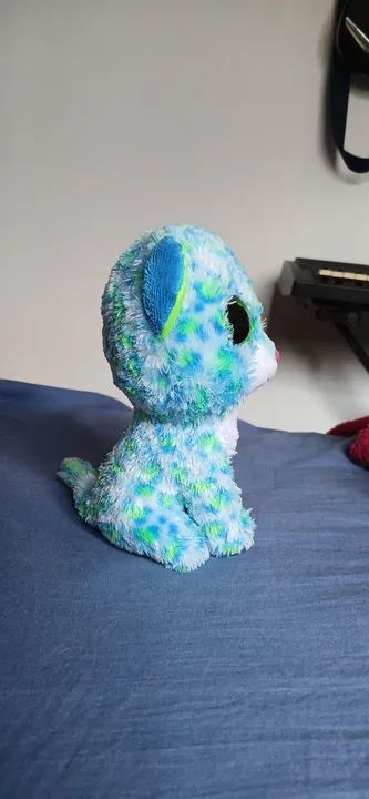 Beanie Boo (Zoiudo) Leopardo Azul - Foto 2