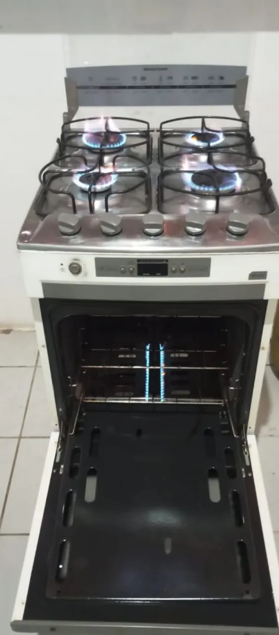ENTREGO Fogão Brastemp com Forno e 4 Bocas elétrica