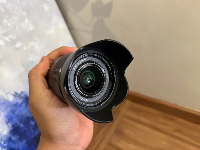 Lente Sony FE 28mm f2 Estado de Nova Full Frame e Crop - Foto 5