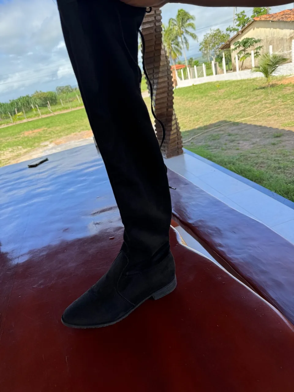 Bota em perfeito estado