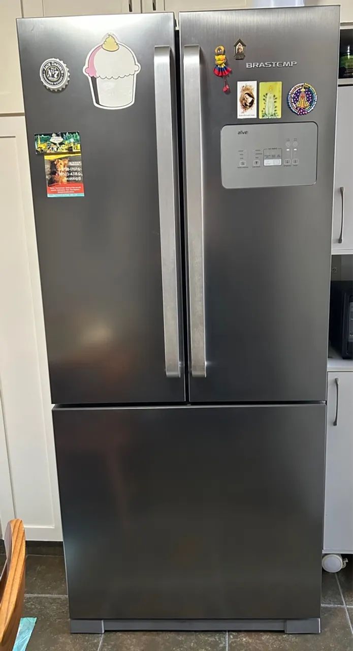 Geladeira Brastemp Inox, Side by Side, Frost Free - Foto 3