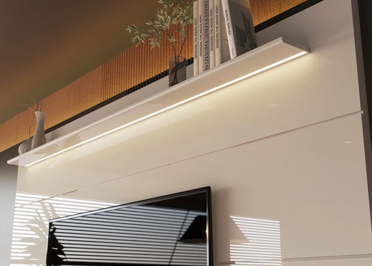 Painel até 75? Liz  + Rack  2.18 com Led tt43 - Foto 3