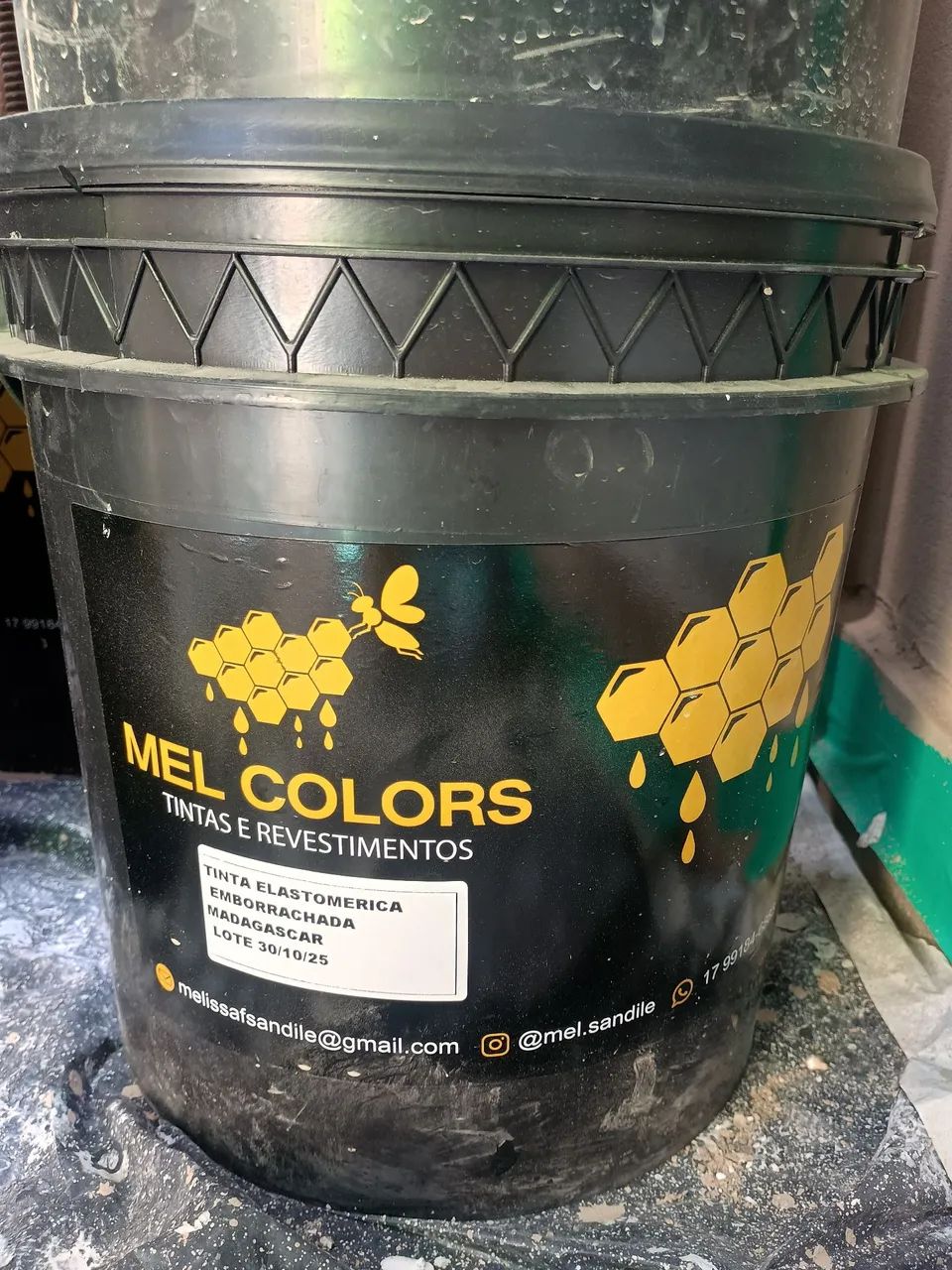 Tinta emborrachada na cor Madagascar 