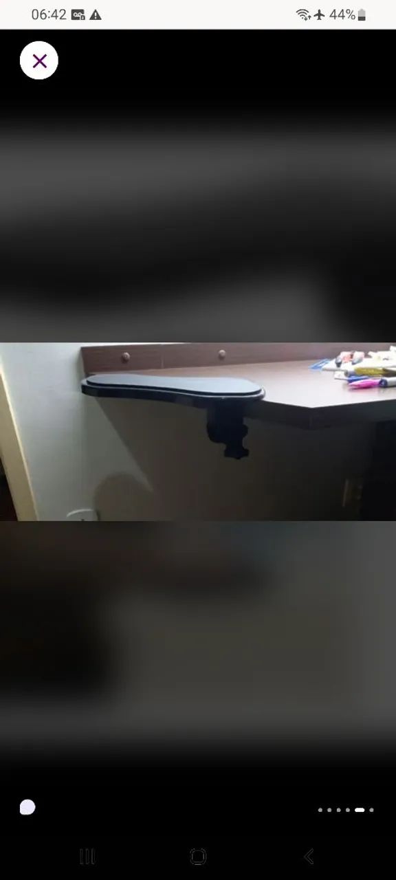 suporte apoio descanso braço/pulso extensor mesa - Foto 5