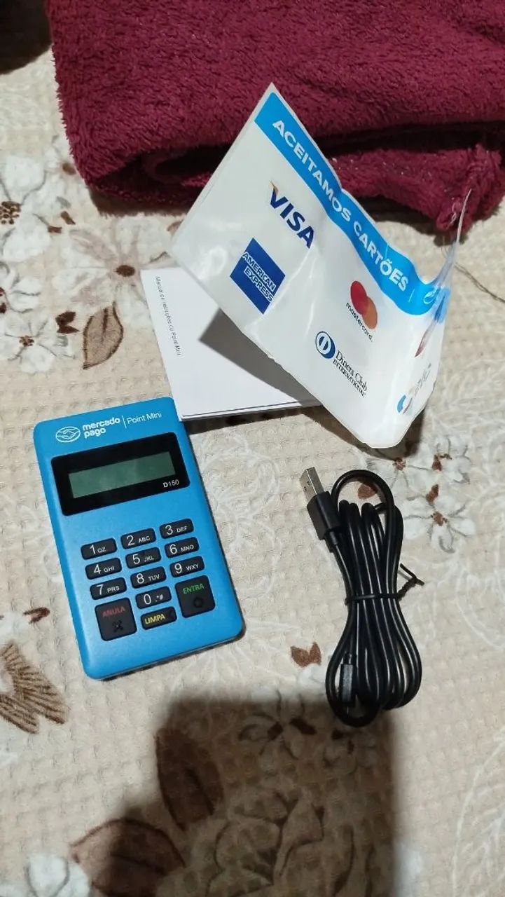 Máquina de cartão Point Mini Mercado Pago