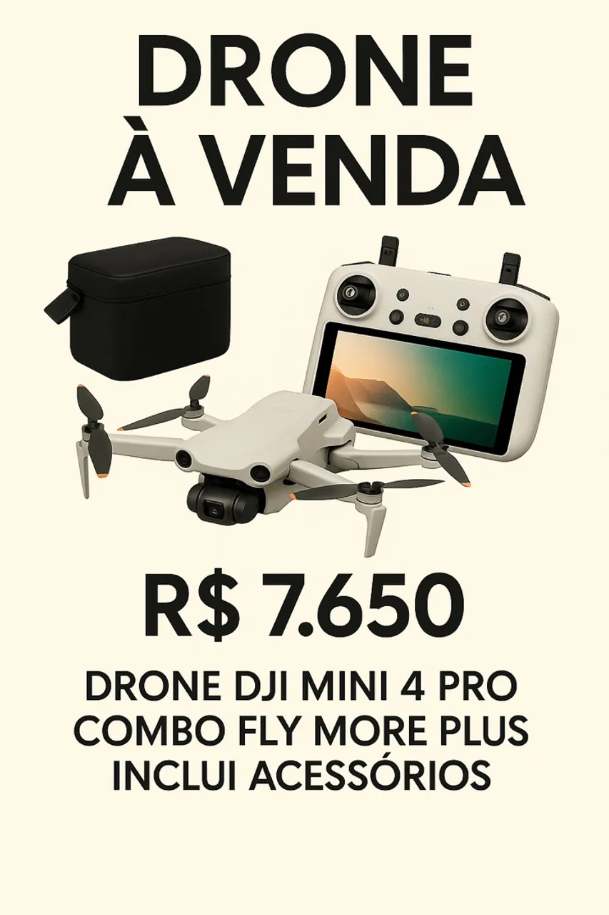 Drone DJI Mini 4 Pro Combo Fly More Plus