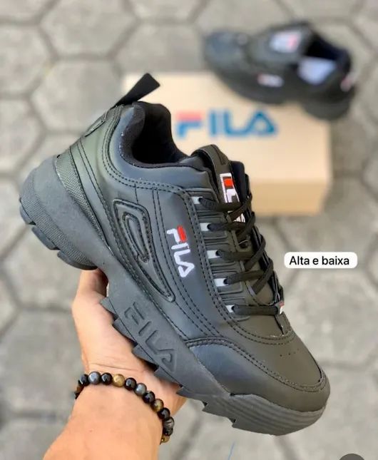 Tênis Fila Disruptor Preto Fila Disruptor Original Feminino Fila