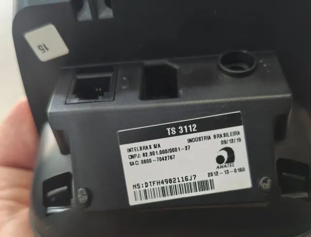 2 Telefones Sem Fio Intelbras Ts3112 Com Identificador Ramal Cor Preto - Foto 2