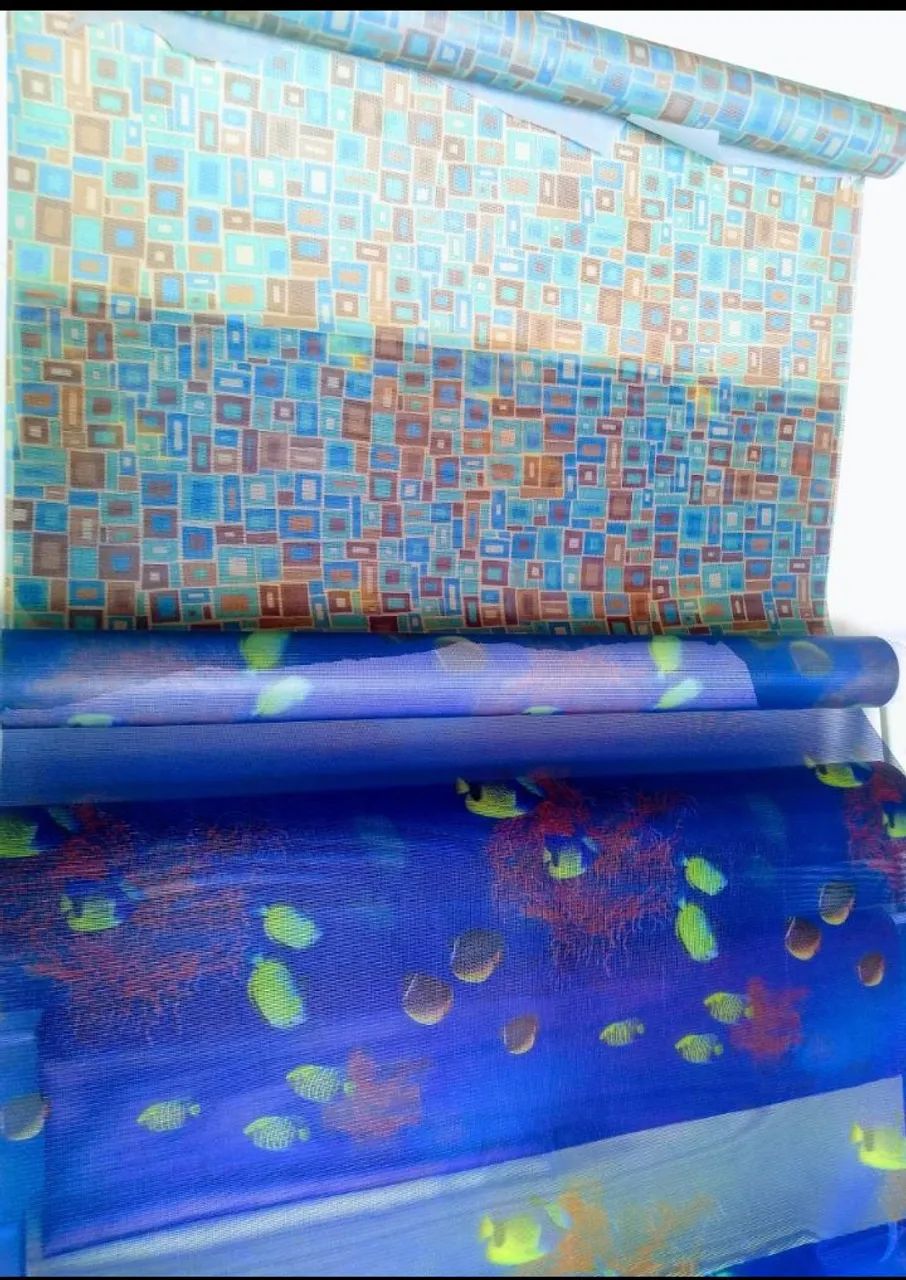 Tela com estampa resistente