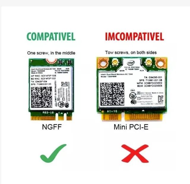 Par De Antenas Wifi Ngff M.2 Para Gabinete Gamer Com Espelhos - Foto 5