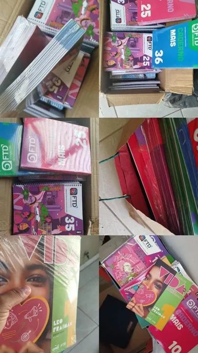 Livros Didáticos FTD - Diversos Títulos e Anos