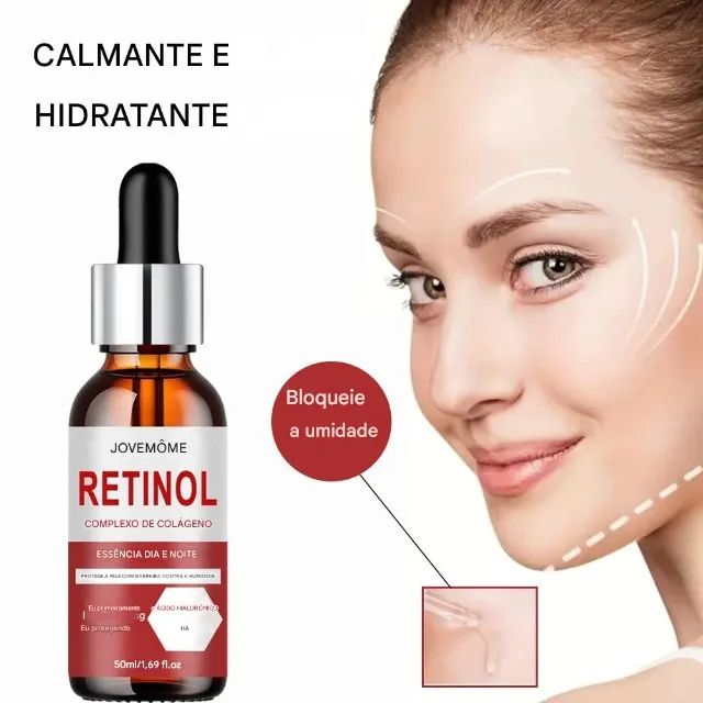 Serium facial dia e noite com retinol e ácido hilurônico - Foto 5